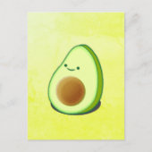 Cute Avocado Drawing Briefkaart (Voorkant)