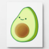 Cute Avocado Drawing Fotoplaat (Voorkant)