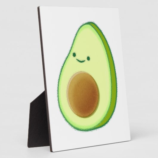 Cute Avocado Drawing Fotoplaat (Zijkant)