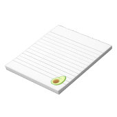 Cute Avocado Drawing Lined Notitieblok (Linkerzijde)