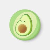 Cute Avocado Drawing Magneet (Voorkant)