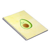Cute Avocado Drawing Notitieboek (Rechterzijde)