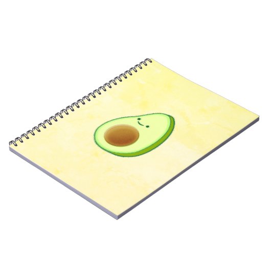 Cute Avocado Drawing Notitieboek (Linkerzijde)