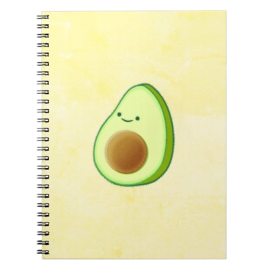 Cute Avocado Drawing Notitieboek (Voorkant)