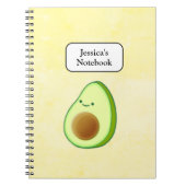 Cute Avocado Drawing Notitieboek (Voorkant)
