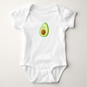 Cute Avocado Drawing Romper