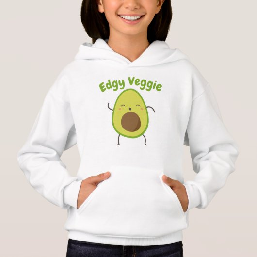 Cute Avocado Edgy Veggie (Voorkant)