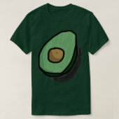 Cute Avocado Emoji T-shirt (Design voorkant)