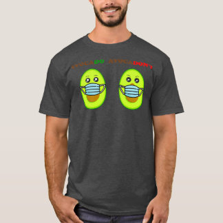 Cute avocado face mask Grappun design T-shirt