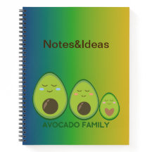 Cute Avocado Family