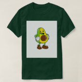 Cute Avocado Ghost Aboocado Halloween Perfect Gift T-shirt (Design voorkant)