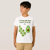 Cute Avocado Guac Funny Kinder School Joke T-shirt (Voorkant volledig)
