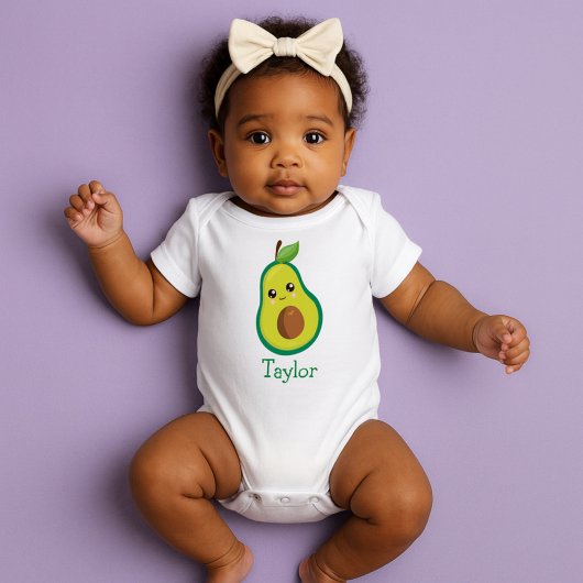 Cute Avocado Happiness Romper