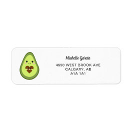 Cute avocado Heilige Guacamole Baby shower fiesta Etiket