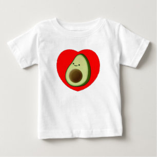 Cute Avocado in Red Heart