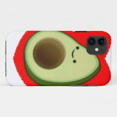 Cute Avocado in Red Heart Case-Mate iPhone Case (Achterkant (horizontaal))