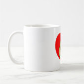 Cute Avocado in Red Heart Koffiemok (Links)
