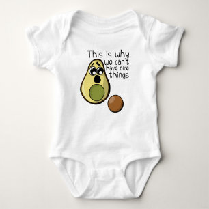Cute Avocado is de reden waarom we geen leuke ding Romper