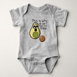 Cute Avocado is de reden waarom we geen leuke ding Romper