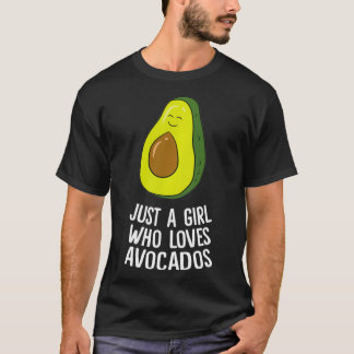 Cute Avocado is gewoon een meisje dat van Avocados T-shirt