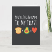 Cute Avocado Kaarten Fruit Vegan Vegetarisch (Voorkant)