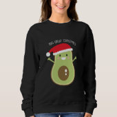 Cute Avocado Kerstmis Jumper Sweater (Voorkant)