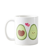 Cute Avocado koppel verliefd, mijn andere helft