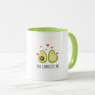 Cute avocado koppels, Avocado, Love, Gift, Mok