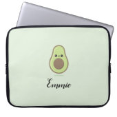 Cute Avocado-laptophoes Laptop Sleeve (Voorkant)