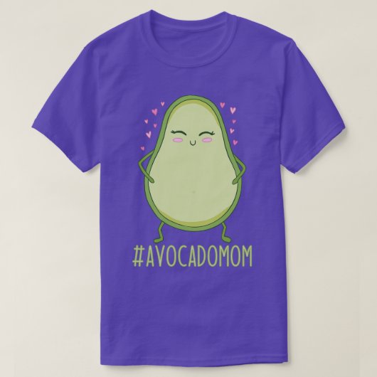 Cute Avocado Mam Vegan Avocado Lover T-shirt (Design voorkant)