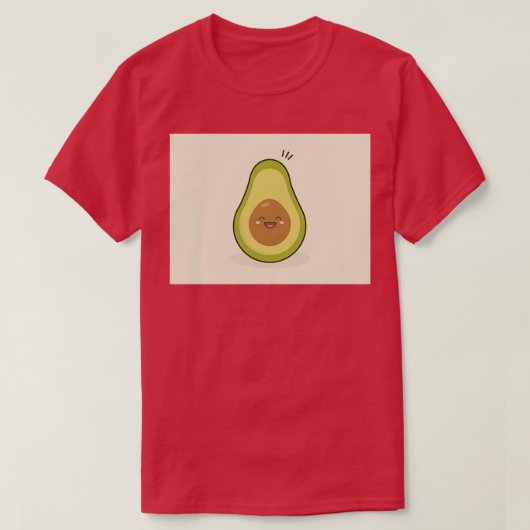 Cute Avocado Merch T-shirt (Design voorkant)