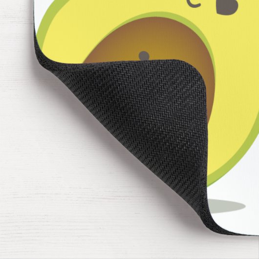 Cute avocado-paar muismat (Hoek)