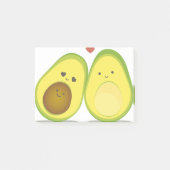 Cute avocado-paar post-it® notes (Voorkant)