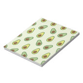 Cute Avocado Pattern Notitieblok (Linkerzijde)