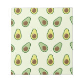 Cute Avocado Pattern Notitieblok (Voorkant)
