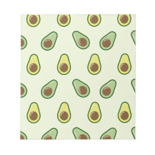 Cute Avocado Pattern Notitieblok