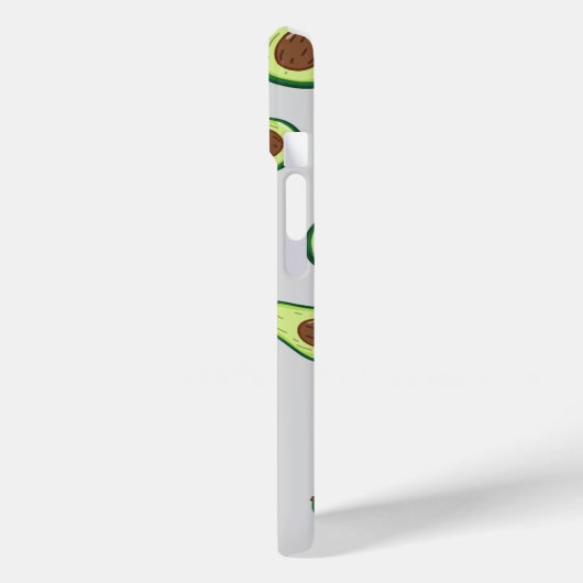 Cute Avocado Phone Case – Aesthetic Green Design (Achterkant / Links)