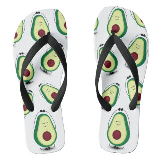 Cute Avocado Relaxation Cartoon Teenslippers
