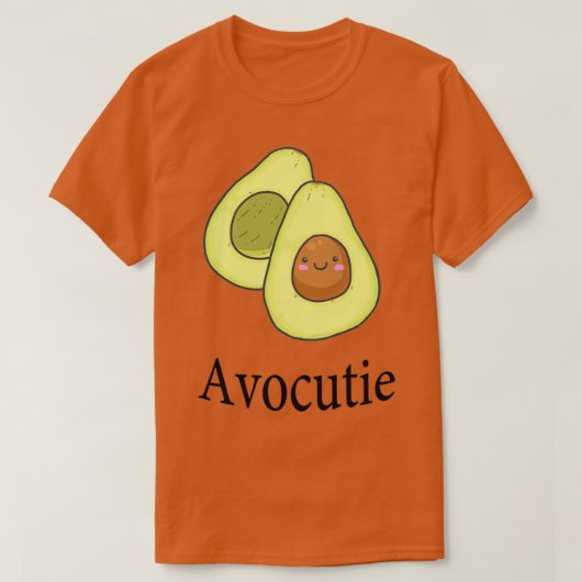 Cute avocado shirt (Design voorkant)