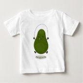 Cute avocado spring cartoon illustratie (Voorkant)