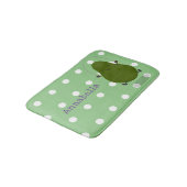 Cute avocado spring cartoon illustratie badmat (Gekanteld)