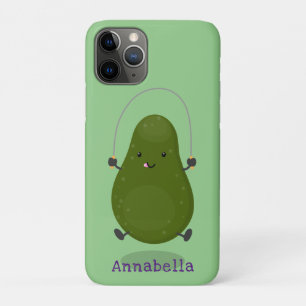 Cute avocado spring cartoon illustratie Case-Mate iPhone case