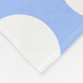 Cute avocado spring cartoon illustratie fleece deken (Hoek)