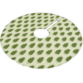 Cute avocado spring cartoon illustratie kerstboom rok (Gekanteld)