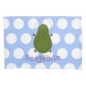 Cute avocado spring cartoon illustratie kussensloop (Voorkant)