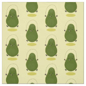 Cute avocado spring cartoon illustratie stof (Swatch)