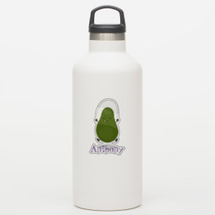 Cute avocado springtouw cartoonillustratie sticker