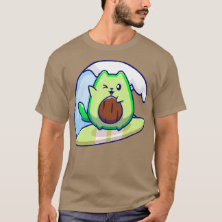 Cute Avocado Surfing Classic TShirt