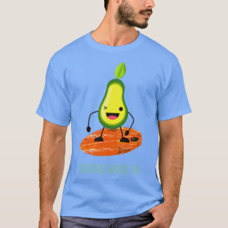 Cute Avocado Surfing T-shirt