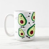 Cute Avocado Swag Cartoon Mok (Links)